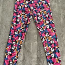 Lularoe Disney Leggings Mickey Mouse Tall and Curvy Size M