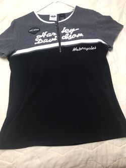 Women’s Harley Davidson zip up top