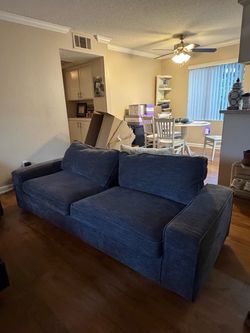 Dark Grey Fabric Sofa