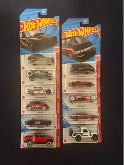 Hot Wheels, Red Edition, $3 & $6