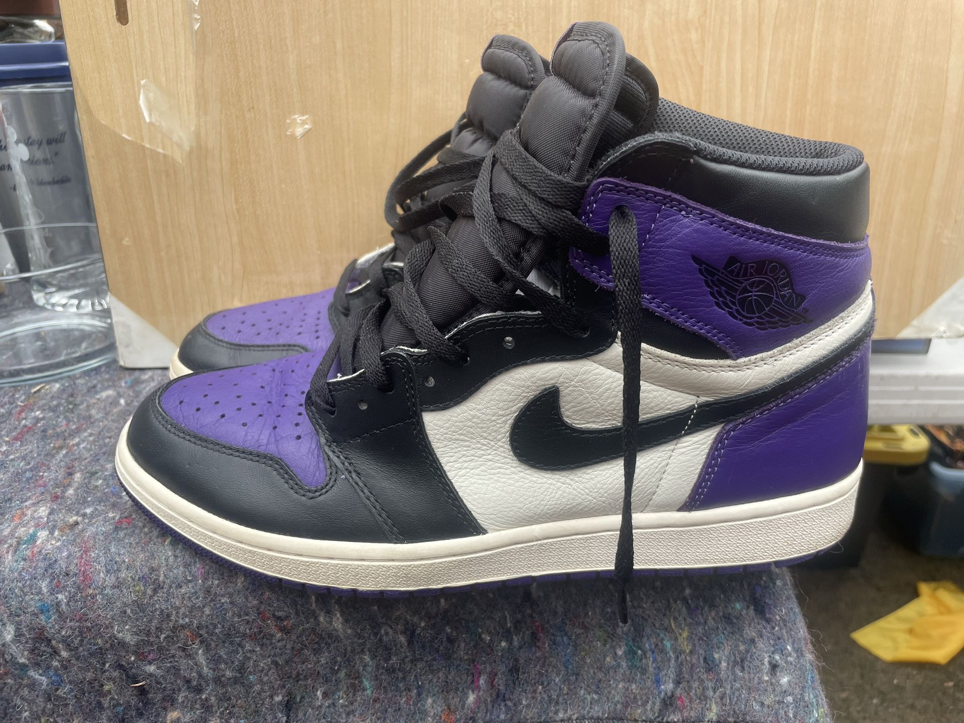 Jordan 1 Court Purple Size 12 