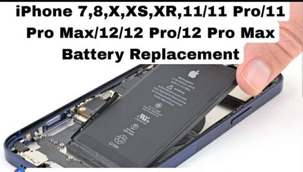 iPhone  8/x/xr/11/12/13/.  Battery replacement)