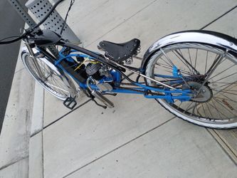 Motorized stretched bike