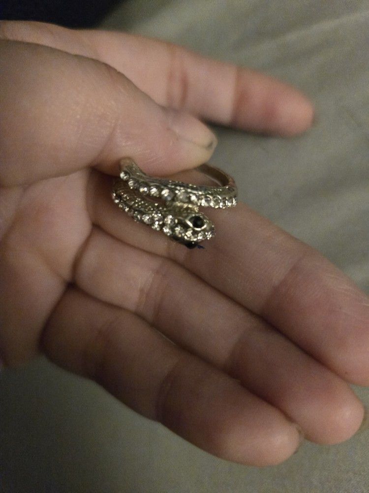 Silver Snake Ring