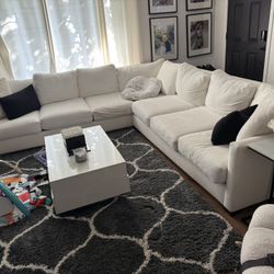White Sectional 