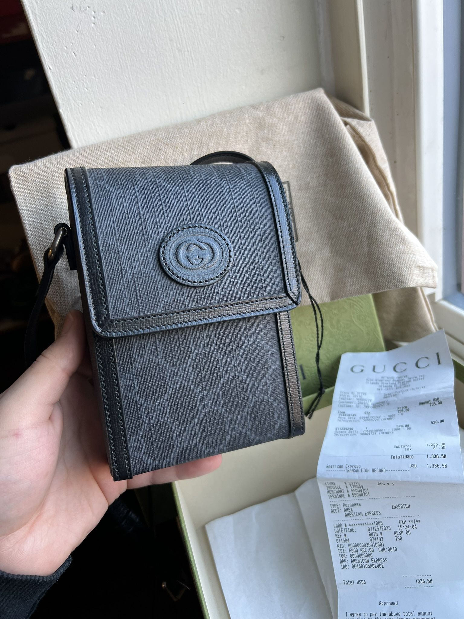 Gucci mini interlocking shoulder bag