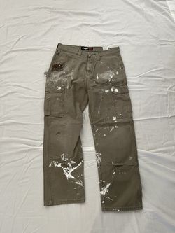 Paint Splattered Wranglers, Size 34