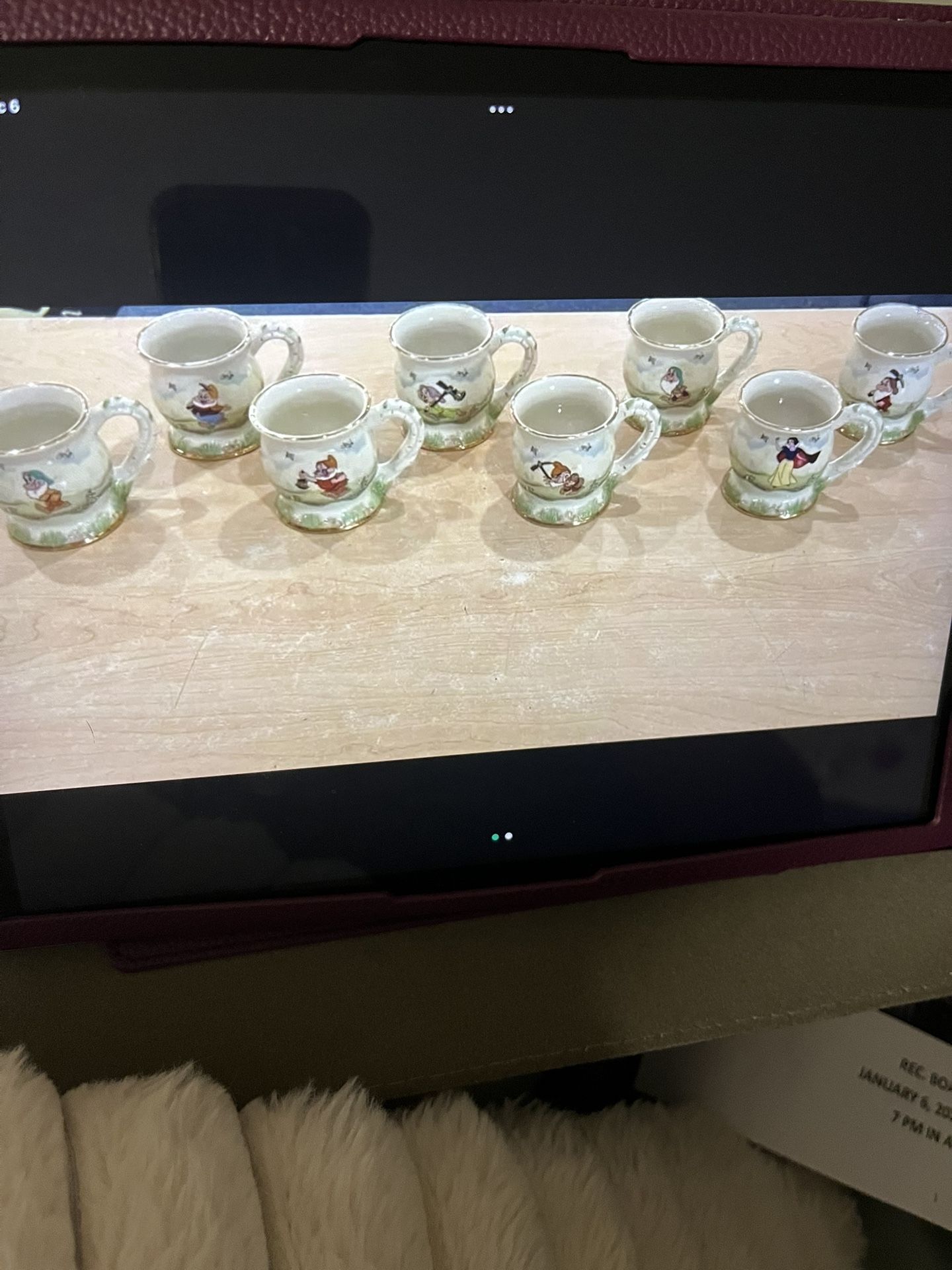 Lenox Disney Snow White and 7 Dwarfs Mug Set