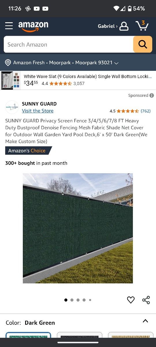 Fence Cover
