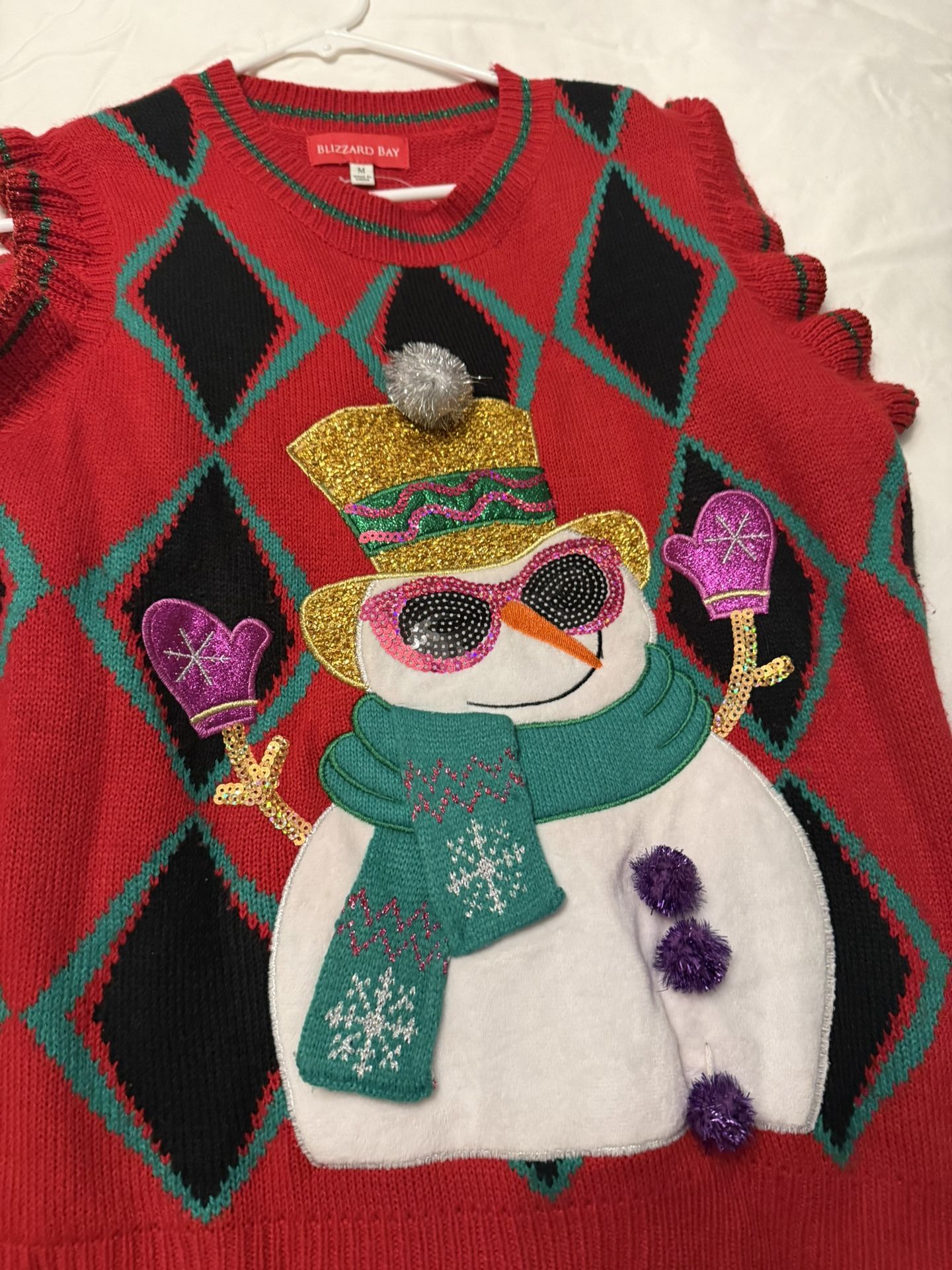 Christmas Ugly Sweater Vest Size Medium