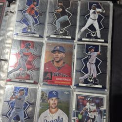 Binder With Baseball Foot Ball Basket Ball Other Cards 