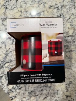 Mainstays Electric Wax Warmer Buffalo Plaid