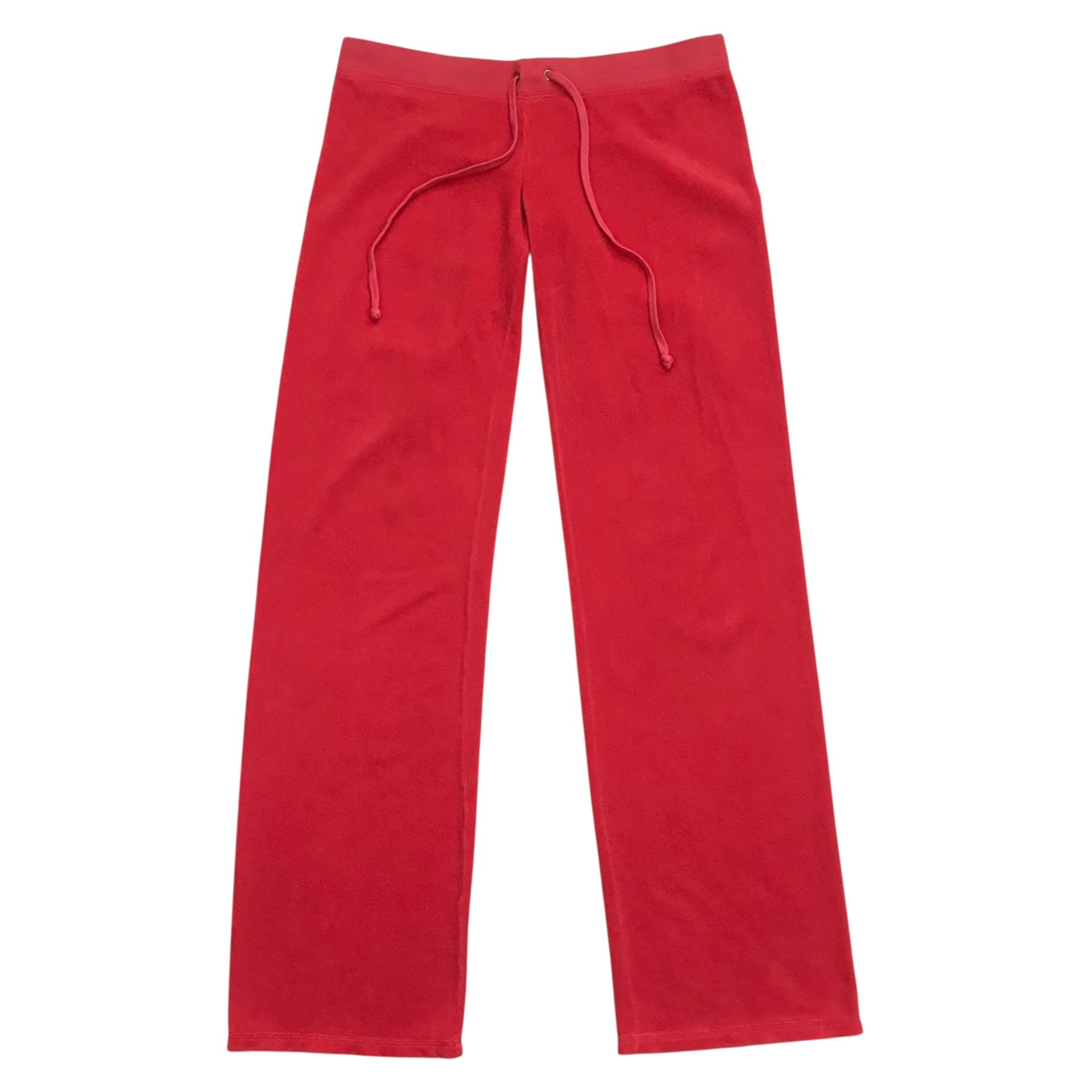 Juicy Couture Pants XS X Small Coral Velour Joggers Sweatpants Baggy Vintage Y2K