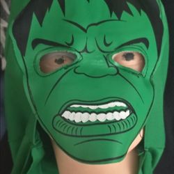 Hulk Mask W/ Cape
