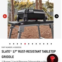 Weber Slate Grill