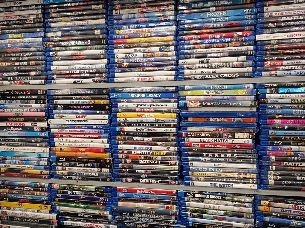 BLU-RAY Movies $2 Each