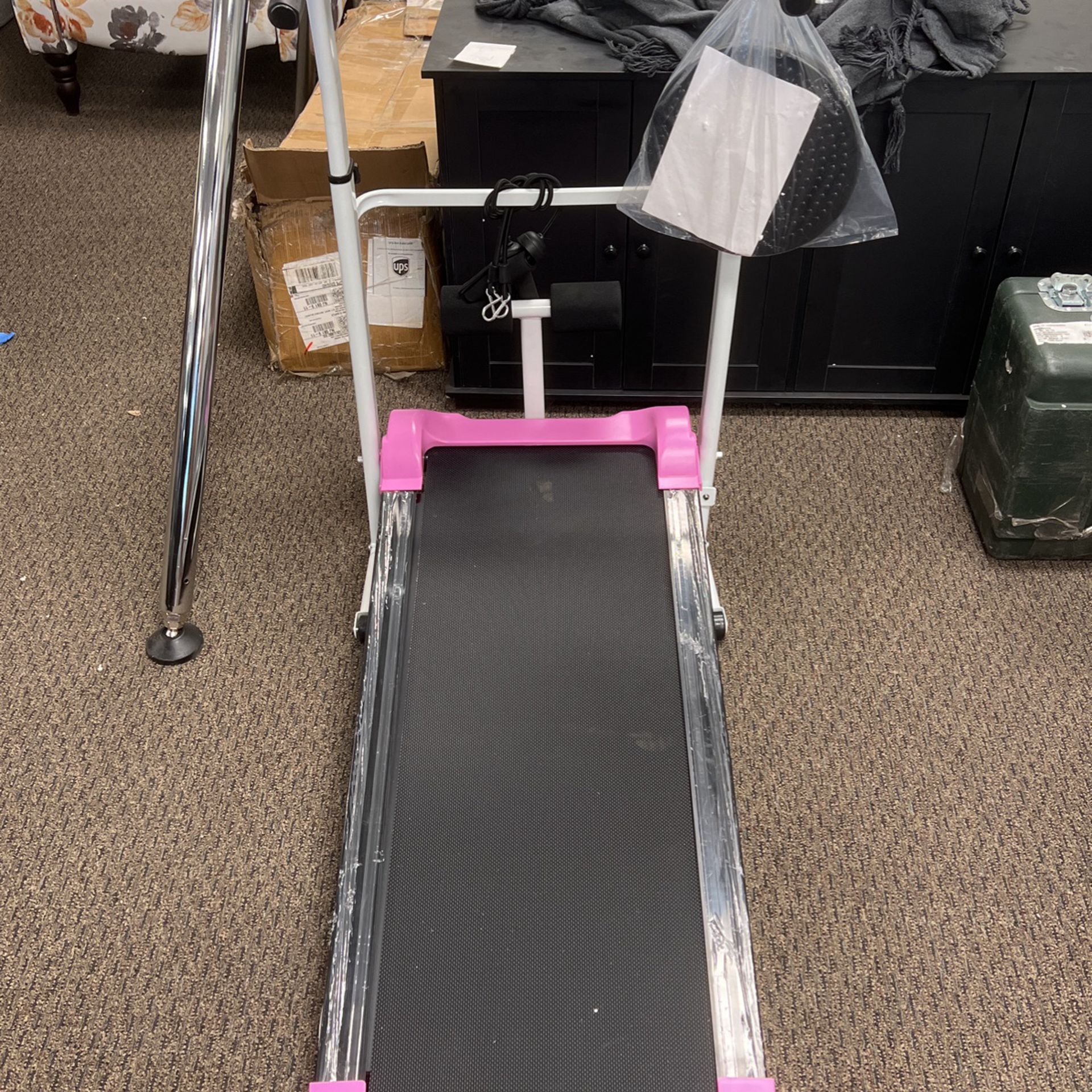 Electric Folding Treadmill with Incline， Walking Running Jogging Fitness Machine