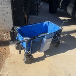 Blue Pop up Cart Thingy