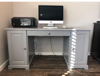 Grey Desk 