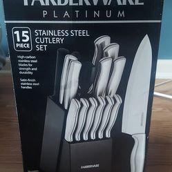 Farberware 15 Piece Stainless Steel Knives
