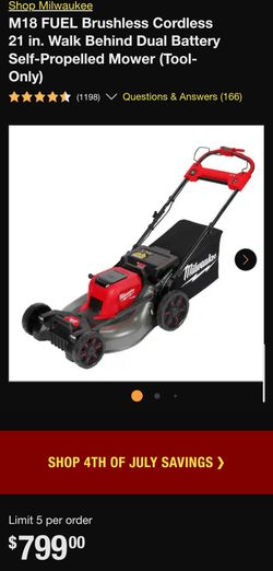 M18 FUEL Brushless Cordless 21 in. Walk Behind Dual Battery Self-Propelled Mower (Tool-Only)