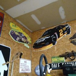Metal Nascar Signs. 30 Years Old They Are Bigger Than They Look.    100 Each