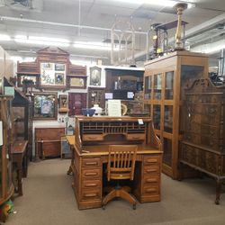 ANTIQUE FURNITURE FOR SALE AT THE MAIN ST. ANTIQUE MALL IN MESA AZ7pm