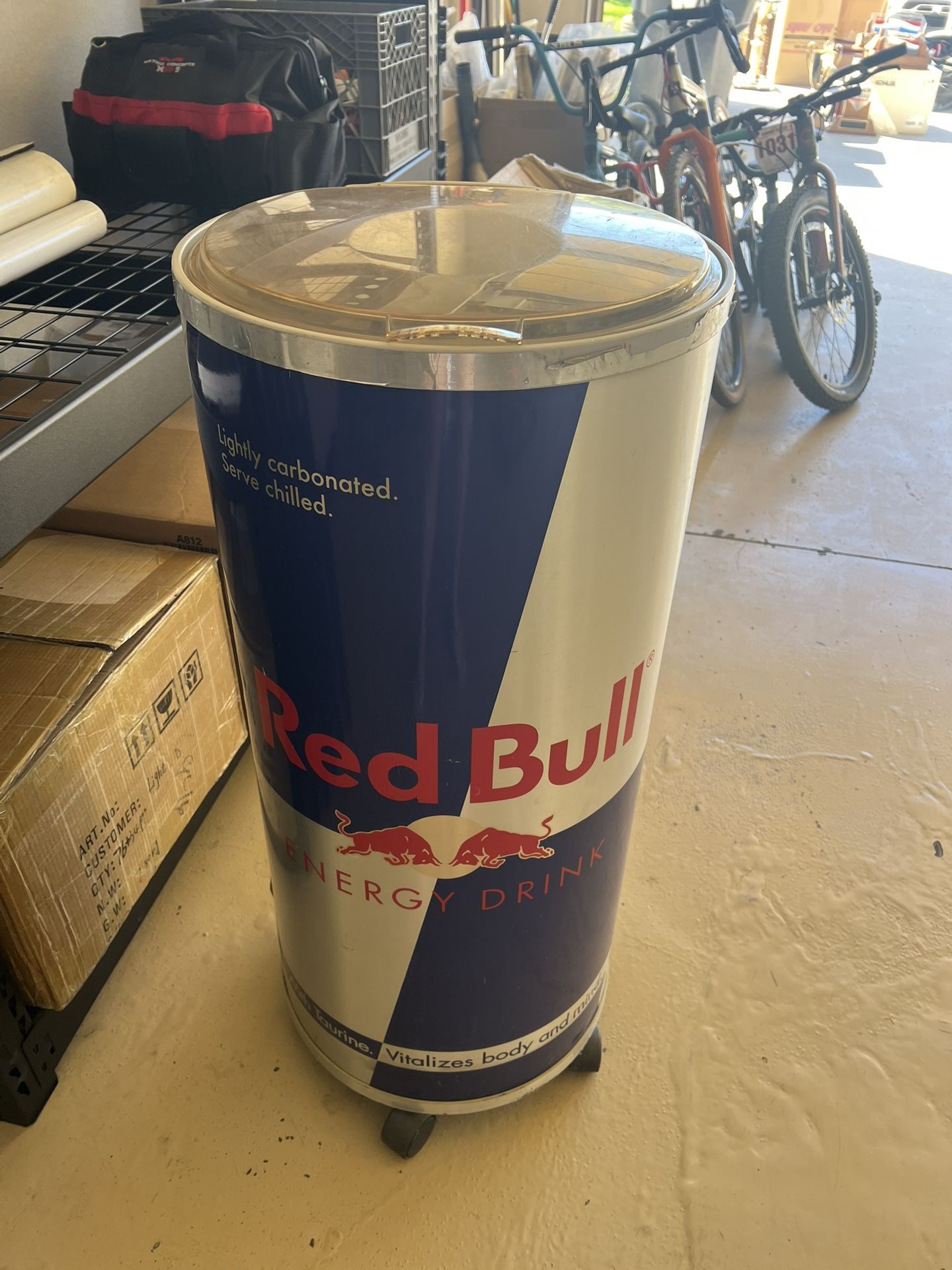 Red Bull Stand Up Cooler 