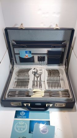 64 Pc Set Kaiserbach Stainless Silverware Set 