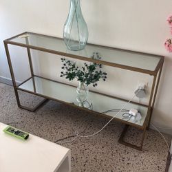 Glass Side Table