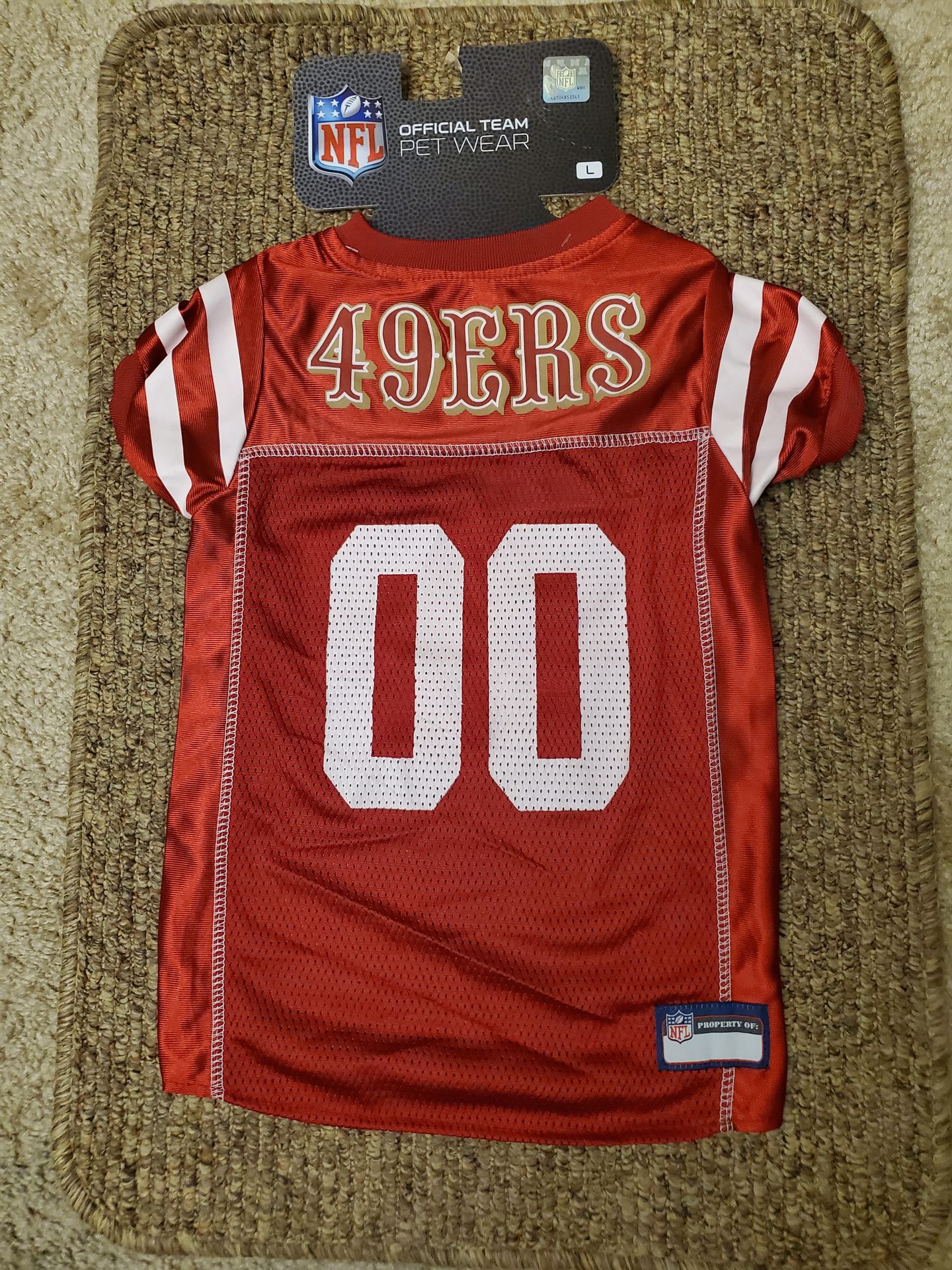 49niners dog sports wear larg brand New
