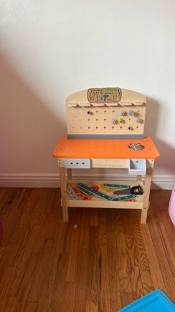 Toddler play work bench
