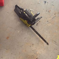 Ryobi 14 Inch Chain Saw - Like New