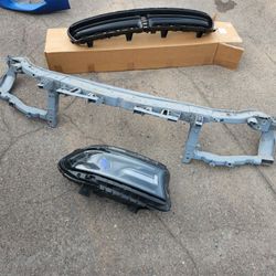 2015 2016 2017 2018 2019 2020 Charger Headlight Radiator Sport  And Grill part 