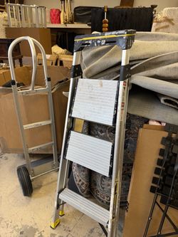 Aluminum Step Ladder with Work Platform