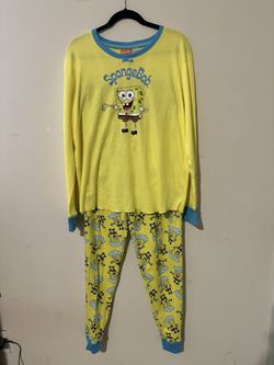 Spongebob Squarepants Y2k  2005 Pajama Set Size Xl