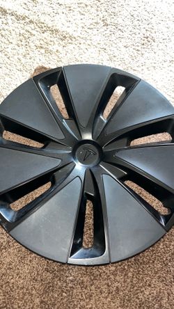 Tesla hubcap $40 just 1 available