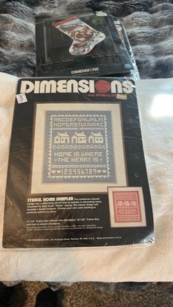 Dimensions Stencil Home Sampler Needlework Kit