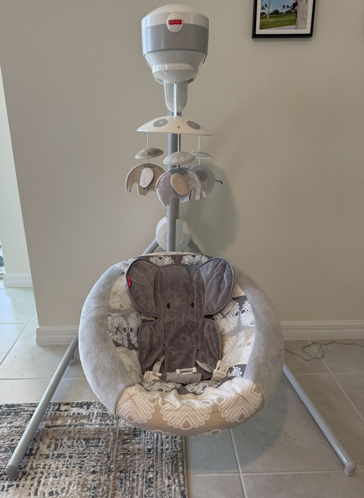 Fisher-Price Elephant Safari Cradle ‘n Swing