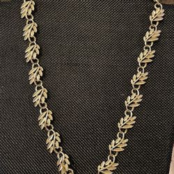 Vintage Napier Leaf Choker Necklace exc condition 