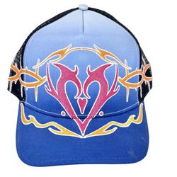 Vans Off The Wall LX Dayana Tribal Trucker Snapback Hat Cap Thorns Heart New