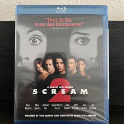 Scream 2 Blu-ray Brand New Sealed Out Of Print Original Artwork 