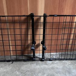 Adjustable Dog Car Barrier for Cars, 59.72 x 5.20 x 16.46 in, Black