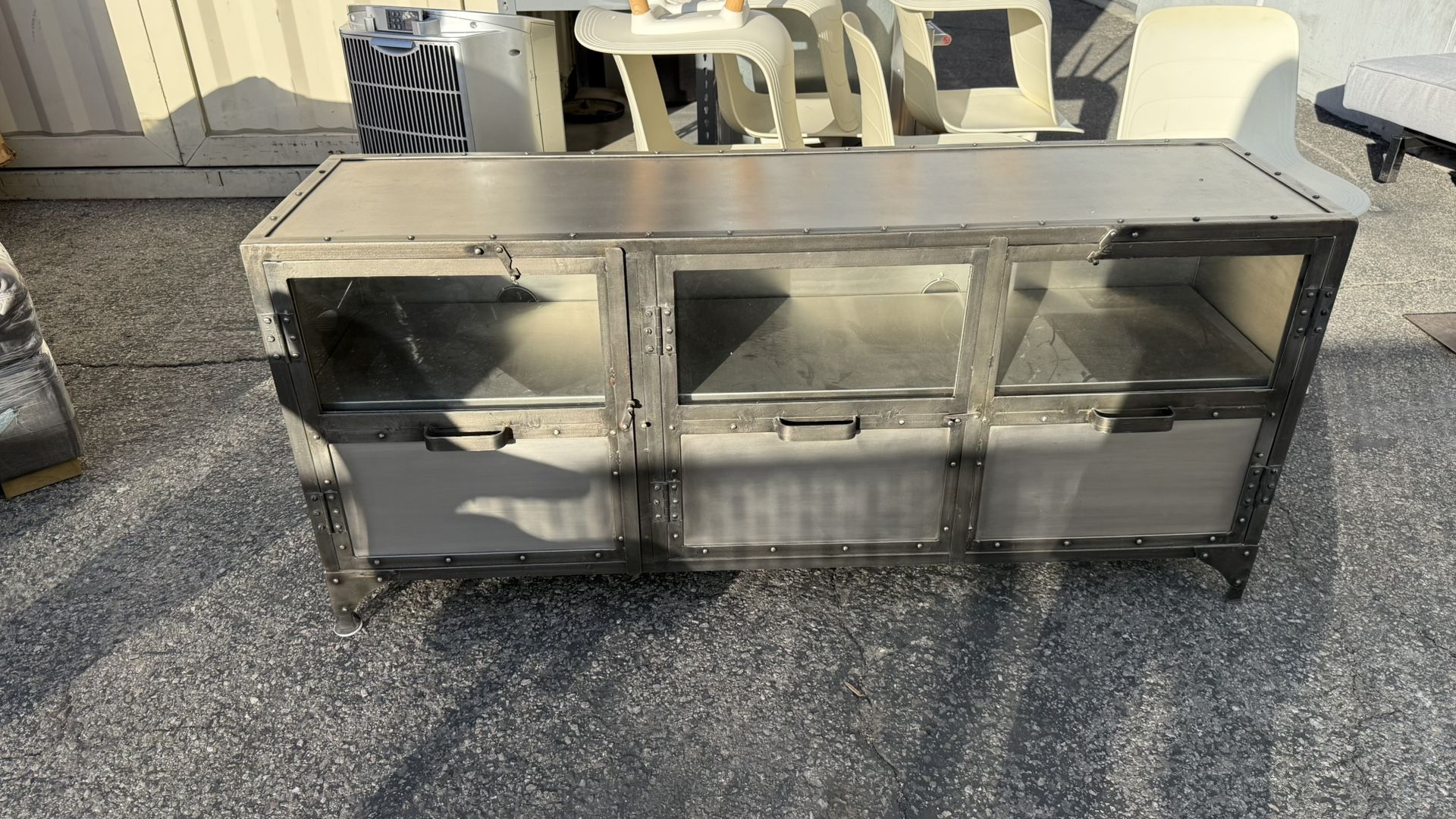 Element Metal Media Console Table