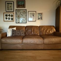 Genuine Leather Couch
