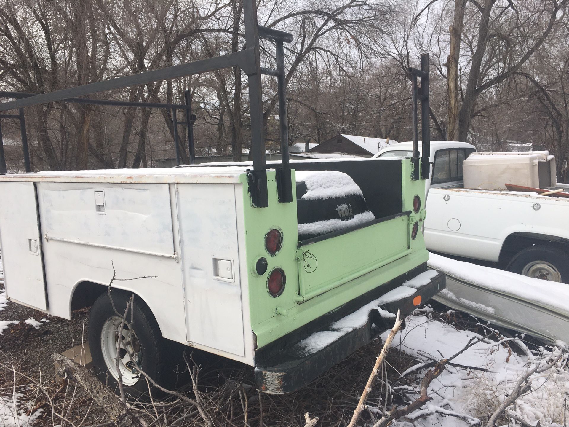 Old Koenig Utility Trailer Recently Repainted