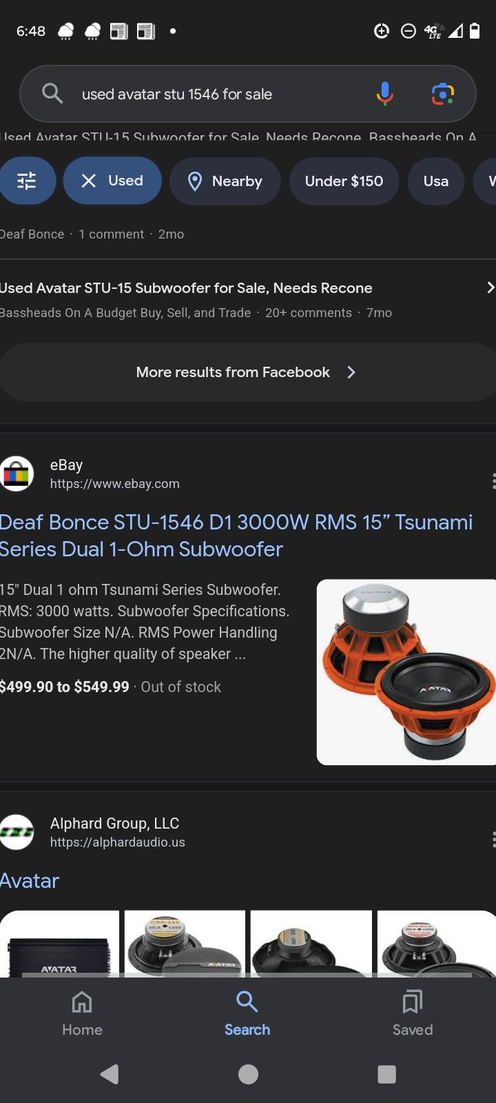 2 15 Inch Avatar Stu1546;