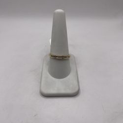 14kt Gold Diamond Engagement Style Band