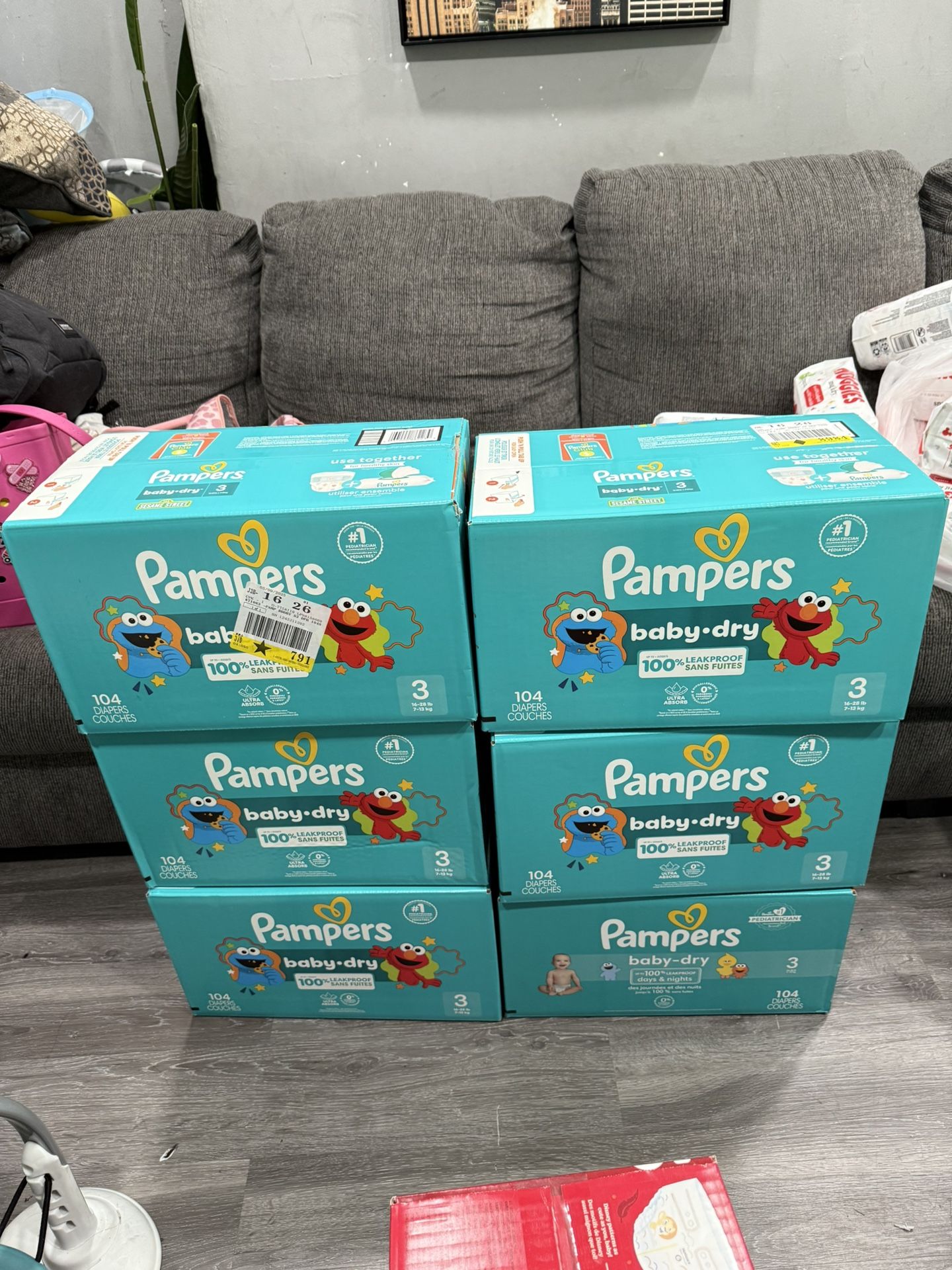 Size 3 Pampers For Sale❗️25$ Each