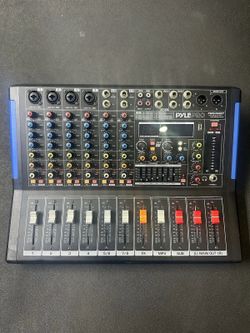 PYLE 8-Channel 16-DSP Professional DJ Mixer | Bluetooth, USB, 7-Band EQ - [PMXU88BT]